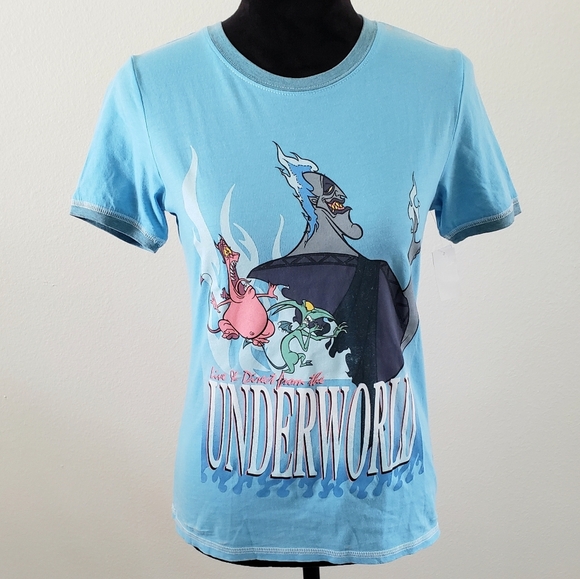 NWT Disney Parks Hercules Hades Burnout Tee Size Small - Picture 2 of 7